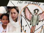 VIRAL Lukisan Ashraf Sinclair Bersayap Bak Malaikat Dibuat Anak BCL 6 Bulan Lalu, Inikah Firasat?