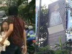 Merasa Diselingkuhi, Seorang Pria Pasang Foto Wanita di Baliho Bertulis 'Aku Mau Putus'