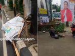 Viral Baliho di PIM Jatuh Sebabkan Pengendara Motor Alami Kecelakaan, Bawaslu: Ada Faktor Alam