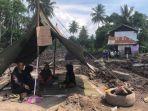 Kisah Pengungsi Banjir Lahar Dingin di Sumbar, Dirikan Tenda di Atas Puing-puing Rumahnya