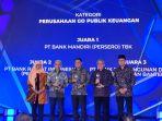 Bank Mandiri Raih Juara 1 Perusahaan Go Publik Keuangan di Ajang Annual Report Award 2022