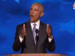 Pidato di Konvensi Demokrat, Barack Obama dan Istri Resmi Dukung Kamala Harris dalam Pemilu AS 2024