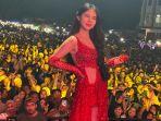 Perasaan Emosional Zoe Levana Usai Gelar Konser Bersama Kangen Band di Lampung