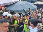 Blusukan di Pasar Palimo Palembang, Ganjar Dengarkan Keluhan Tingginya Harga Beras dan Gula