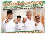 Gelar Nobar Debat Capres, Pendukung Ganjar dan Anies Siap Kolaborasi untuk Selamatkan Demokrasi