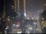 Mahasiswa Mulai Mundur, Jalan MH Thamrin Menuju Semanggi Kembali Dibuka Polisi
