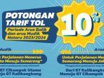 Syarat Dapat Diskon 10 Persen di Tol Trans Jawa selama Libur Nataru 2024