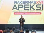 Pimpin Rakernas XVII APEKSI, Wali Kota Eri Cahyadi Satukan Sistem Aplikasi Kota Seluruh Indonesia