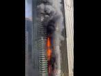 Kebakaran Hebat Landa Gedung Pencakar Langit 67 Lantai di Dubai, Lebih dari 3.800 Warga Dievakuasi