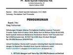 BSI Pastikan Kabar Perubahan Skema Tarif Transaksi Rp150.000 per Bulan Adalah Hoaks