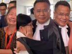 Pecah Tangis Bahagia Klien Bebas Penjara, Hotman Paris Ungkap Rasa Dicium Emak-emak Setelah Sidang