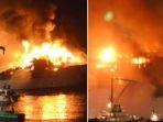 Video Detik-detik Kapal Tanker Minyak Sounion Terbakar setelah Serangan Houthi di Laut Merah