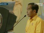 Jokowi di Munas Golkar: Saya Kalau Melihat Pohon Beringin, Bawaannya Adem Gitu