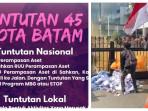 Mahasiswa Demo Lagi, Hari ini di Samarinda dan Batam: Suarakan 4 Darurat 1 Sekarat serta Tuntutan 45