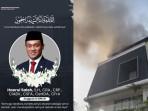 Kronologi Kebakaran Rumah Haerul Saleh, Anggota IV BPK RI Jadi Korban Jiwa: Tiba-tiba Api Membesar