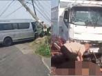 Mobil Hiace Kecelakaan di Jalur Bromo, Truk Kopdes Merah Putih di Brebes Tabrak Motor hingga Becak