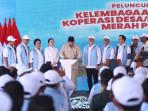 Mendagri Dampingi Presiden Prabowo dalam Peluncuran 80.000 Kopdeskel Merah Putih