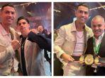 Harga Outfit Ronaldo Nonton Tinju Tyson Fury vs Oleksandr Usyk: Setelan Baju-Celana CR7 Rp67 Juta