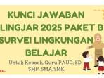 Kunci Jawaban Sulingjar 2025 Paket B Kepsek dan Guru, Lengkap 113 Soal Survei Lingkungan Belajar