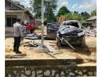 Pajero Tabrak Tiang Listrik di Bangka Selatan, Pengemudi Tewas di Tempat
