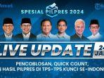Link Live Pemilu 2024 dan Hasil Quick Count Pilpres 2024, Saksikan di YouTube Tribunnews.com