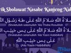 Lirik Sholawat Nasabe Kanjeng Nabi, Lengkap Tulisan Arab, Latin dan Artinya dalam Bahasa Indonesia