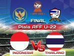 Final Piala AFF U-22 2019, Link Live Streaming RCTI Laga Timnas Indonesia vs Thailand