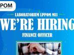 Lowongan Kerja LPPOM MUI Posisi Finance Officer Dibuka sampai 9 Maret 2025, Ini Syaratnya