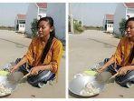 Cerita di Balik Viral Seorang Ibu Goreng Kerupuk di Bawah Terik Matahari