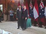 Lagu Bengawan Solo Nuansa Jaz Iringi Jamuan Makan Menhan Sjafrie dengan Wakil PM Australia