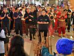 Erick Thohir Hadiri HUT ke-78 RI di Bandara Soekarno-Hatta yang Dimeriahkan Flashmob Angklung