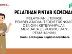 Kunci Jawaban Modul 3.3 Ragam Kegiatan Membaca, Pelatihan Literasi di PINTAR Kemenag