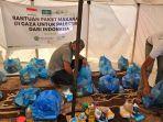 2.100 Warga Gaza Palestina Terima Bantuan Paket Makanan dari Lazisnu PBNU