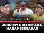 VIDEO EKSKLUSIF Kisah Putut Prabantoro Lima Kali Bertemu Langsung dengan Paus Fransiskus di Vatikan
