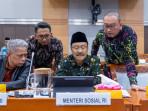 Hadiri Raker dengan Komisi VIII DPR RI, Mensos Sampaikan Penyesuaian Rencana Kerja Tahun 2026