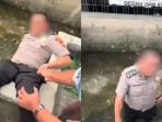 Oknum Polisi di Sumut Dilaporkan Selingkuh, Dikejar Istri dan Anak hingga Didorong ke Parit