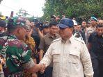 Ganti Heli Sampai Tiga Kali, Prabowo Minta Maaf ke Warga karena Datang Telat di Peresmian Air Bersih