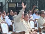 Guyonan Prabowo saat Nama Seskab Teddy Disoraki Buruh di May Day 2026