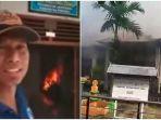 Kesal Pelayanan Buruk, Pria Asal Parigi Bakar Kantor Desa dan Tayangkan di Live Facebook