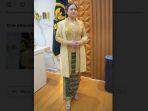 Hadiri Sidang Tahunan MPR, Puan Tampak Anggun Kenakan Kebaya Bernuansa Emas Rancangan Didiet Maulana