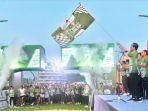 Saat Jokowi Hadiri Nusantara TNI Fun Run di IKN