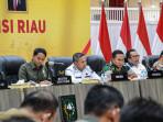 Pangdam I/BB Ikut Rakornas Pengendalian Karhutla, Siap Bantu Wujudkan Riau Bebas Asap