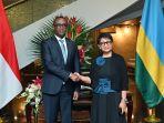 Menlu Retno Marsudi Bertemu Menlu Rwanda, Bahas Penyelesaian Konflik Palestina-Israel