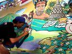 Apresiasi Karya Seni, Tembok Ajenrem 074 Surakarta Bersolek Graffiti dan Mural 