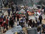 Israel Jatuhkan Bom di Gudang Pusat Tepung UNRWA di Khan Yunis, Timbulkan Ledakan yang Mengagetkan