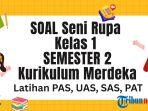 35 Soal Seni Rupa Kelas 1 Semester 2 Kurikulum Merdeka dan Kunci Jawaban PAS, UAS, PAT, SAS