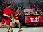 Anaknya Tanding Badminton di Senayan, Puan Maharani Ikut Tegang