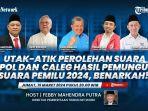 VIDEO Utak-Atik Perolehan Suara Parpol dan Caleg Hasil Pemungutan Suara Pemilu 2024, Benarkah?