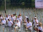 Upaya Perbaiki Udara Ibu Kota, DPD HIPPI DKI bersama Pemerintah Tanam Ratusan Mangrove di Jakut