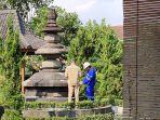 Chattra Borobudur Tinggalan van Erp Dibongkar dan Akan Dipasang di Puncak Candi